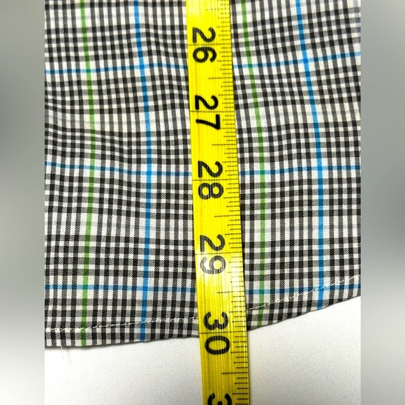 Bill Blass Vintage Plaid Casual Button Down Shirt in EUC - Picture 7 of 7